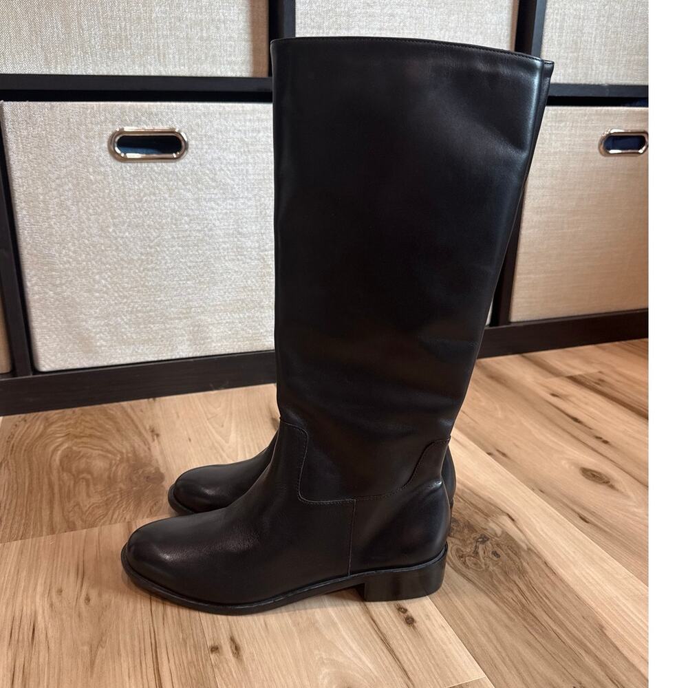 Walking Cradles Elites Black Leather Boots W0232197M Size 8W